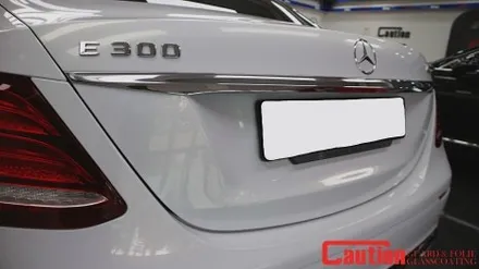 벤츠 E300 고광택 골드펄 화이트랩핑 / 동대문,광진구,중랑구