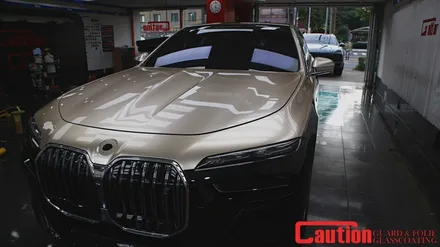 BMW I7 고광택 샴페인골드 상단랩핑, 확실한 아이덴티티 / 동대문,광진구,중랑구