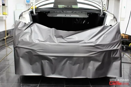 BMW 540i 무광 다크그레이 랩핑, 자동차 랩핑 전문 장안동 코션 / 동대문,광진구,중랑구