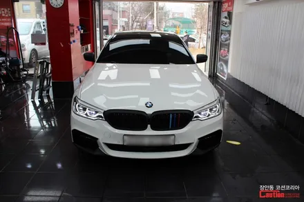 이렇게 광빨 좋은 필름 봤어 ?? BMW M550d KPMF 탑폴리에 루프스킨 시공 / 동대문,광진구,중랑구