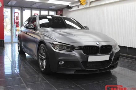 BMW (F30) 320d 엠텍 바디킷도 문제없는 사틴다크그레이 올랩핑 / 동대문,광진구,중랑구