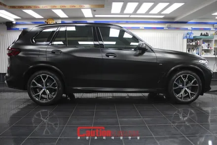 강북 사틴블랙 랩핑은 에이버리 SWF : BMW X5 전체 풀시공 / 동대문,광진구,중랑구