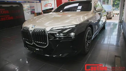 BMW 740i 샴페인골드 상단랩핑으로 만든 투톤룩 / 동대문,광진구,중랑구