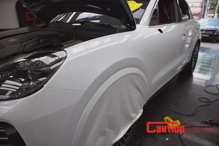 포르쉐 카이엔 화이트 PPF, 컬러도 입히고 갑옷도 입히다. / 동대문,광진구,중랑구