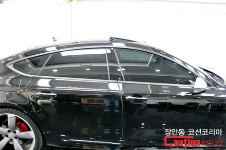 아우디 S7 윈도우몰딩 랩핑 아우디A7 튜닝, 윈도우 몰딩 튜닝, 윈도우 몰딩 도색 / 동대문,광진구,중랑구