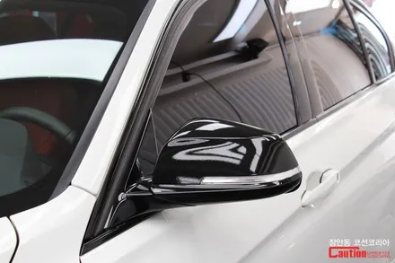 BMW 330i 자동차 루프스킨 시공, 3M 1080 유광블랙 - 장안동 코션 / 동대문,광진구,중랑구