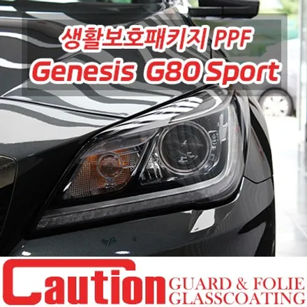 제네시스 G80스포츠 생활보호필름 PPF 패키지 시공 / 동대문,광진구,중랑구
