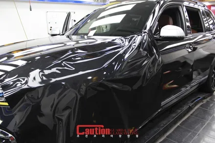 진짜 멋진 아우라는 블랙컬러에서! BMW X7 유광블랙 랩핑 / 동대문,광진구,중랑구