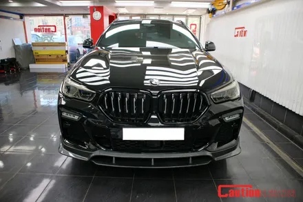 BMW X6 필름 제거 후 고광택 하이그로시블랙 전체랩핑 / 동대문,광진구,중랑구