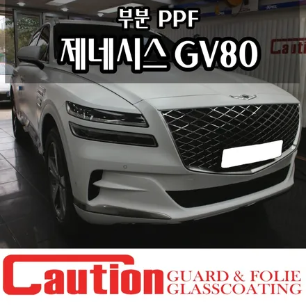 제네시스 GV80 부분 무광PPF로 무광도장면 보호 / 동대문,광진구,중랑구