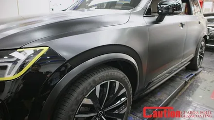 볼보 XC90 사틴블랙 전체랩핑 고급스러움과 강인함을 동시에 / 동대문,광진구,중랑구