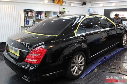 벤츠 S500 PPF필름 제거 후 광택 시공 ! - 자동차 PPF, 광택 전문 장안동 코션 / 동대문,광진구,중랑구
