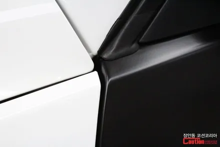 벤츠 GLK 220 사틴블랙 전체랩핑 - 자동차 랩핑 전문 장안동 코션 / 동대문,광진구,중랑구