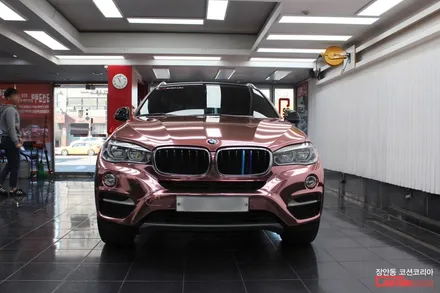랩핑의 끝판왕 크롬랩핑! 그 중에서도 로즈골드크롬! BMW X6 로즈골드크롬 전체랩핑 시공기 / 동대문,광진구,중랑구