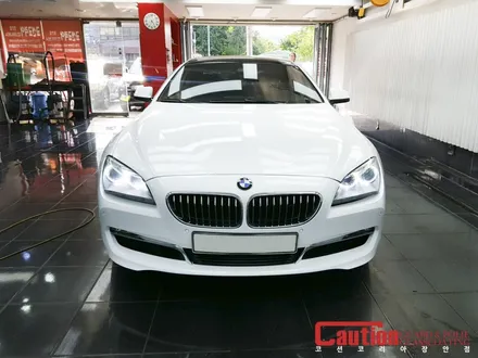BMW 640d 새하얀 3M 유광화이트 전체랩핑^^ / 동대문,광진구,중랑구