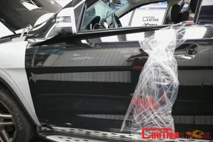 벤츠 GLS350d 유광블랙 전체랩핑으로 신차느낌내기 / 동대문,광진구,중랑구