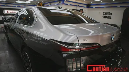 BMW I7 투톤랩핑 상단 GT실버 프리미엄 감성과 미래적인 분위기 / 동대문,광진구,중랑구