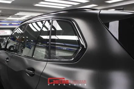 강북 사틴블랙 랩핑은 에이버리 SWF : BMW X5 전체 풀시공 / 동대문,광진구,중랑구