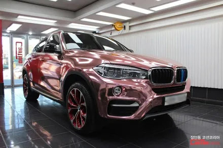 랩핑의 끝판왕 크롬랩핑! 그 중에서도 로즈골드크롬! BMW X6 로즈골드크롬 전체랩핑 시공기 / 동대문,광진구,중랑구