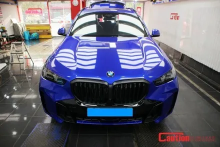 BMW X5 유니크한 라즈베리블루 전체랩핑 후기 / 동대문,광진구,중랑구