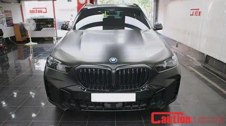 BMW X5 사틴블랙 랩핑, 순정인듯 순정아닌 튜닝 / 동대문,광진구,중랑구