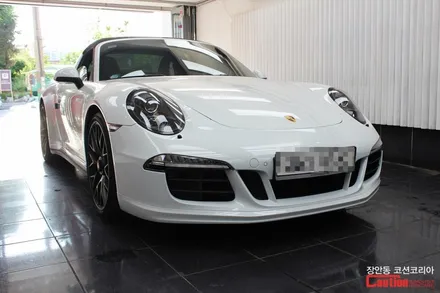 포르쉐 911 타르가 GTS 카스킨 : 사틴그레이 전체랩핑 - 장안동 코션 / 동대문,광진구,중랑구