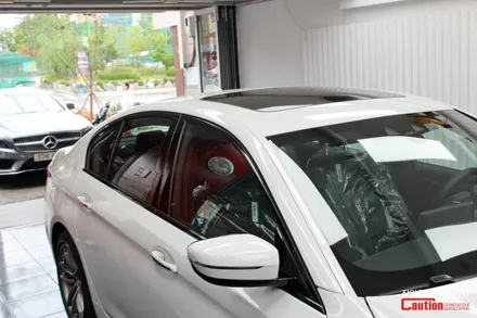 장안동 루프스킨 장인!! BMW 520d 자동차 루프스킨 시공, 파노라마 선루프 튜닝 / 동대문,광진구,중랑구