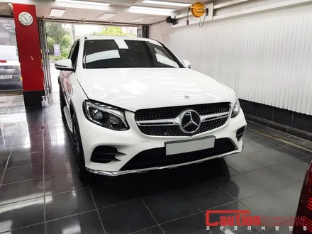 GLC300 쿠페 도어스탭 PPF와 라이트필름 시공. 비슷하지만 다른 목적 / 동대문,광진구,중랑구