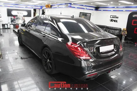 S63 AMG 가장 먼저 해야할 3M 유광화이트 전체랩핑 / 동대문,광진구,중랑구