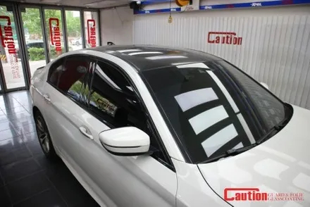 BMW 520d 블랙 PPF 루프스킨 꾸안꾸 튜닝 / 동대문,광진구,중랑구