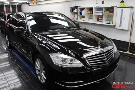 벤츠 S500 PPF필름 제거 후 광택 시공 ! - 자동차 PPF, 광택 전문 장안동 코션 / 동대문,광진구,중랑구