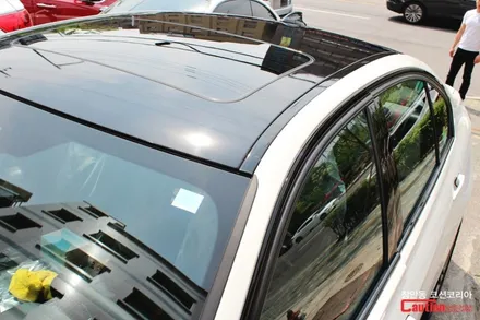 BMW 320d 자동차 루프스킨 (3M 1080 유광블랙) / 동대문,광진구,중랑구
