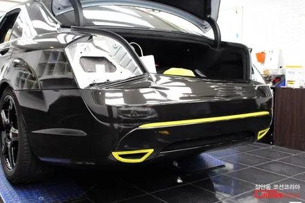 벤츠 S500 w221 올드카 랩핑, 유광블랙 전체랩핑 / 동대문,광진구,중랑구