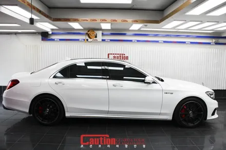 S63 AMG 가장 먼저 해야할 3M 유광화이트 전체랩핑 / 동대문,광진구,중랑구
