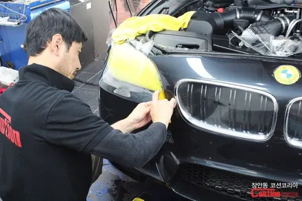 BMW M5 자동차보호필름 PPF 시공 - 장안동 코션 / 동대문,광진구,중랑구