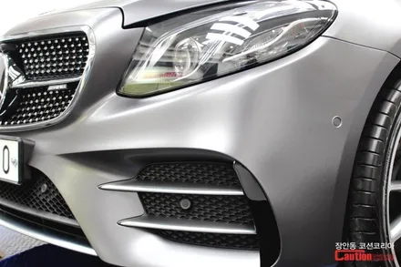 벤츠 E43 AMG 사틴다크그레이 랩핑 - 장안동 코션 / 동대문,광진구,중랑구