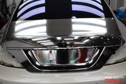 벤츠 CLS 63 AMG 카스킨, 실버크롬랩핑 - 장안동 코션 / 동대문,광진구,중랑구