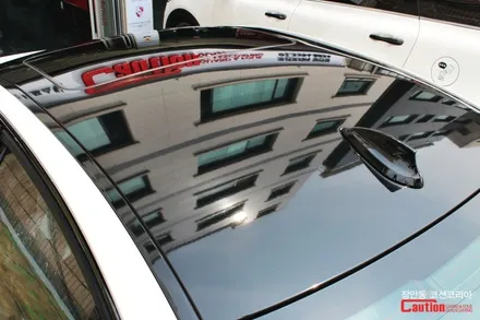 BMW 320d 자동차 루프스킨 (3M 1080 유광블랙) / 동대문,광진구,중랑구