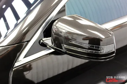 벤츠 S500 w221 올드카 랩핑, 유광블랙 전체랩핑 / 동대문,광진구,중랑구
