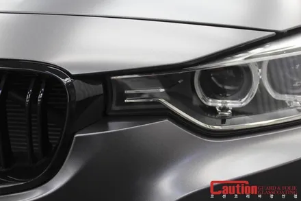 BMW (F30) 320d 실크같이 소프트한 사틴다크그레이 전체 랩핑 시공 / 동대문,광진구,중랑구