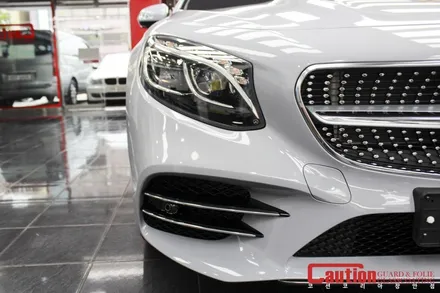 벤츠 S450 쿠페 쿨그레이 전체랩핑 / 동대문,광진구,중랑구
