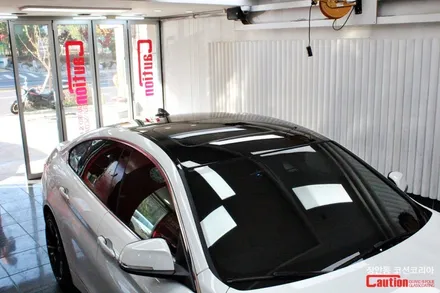 BMW 420i 루프스킨 시공 : KPMF 탑폴리에 - 장안동 코션 / 동대문,광진구,중랑구