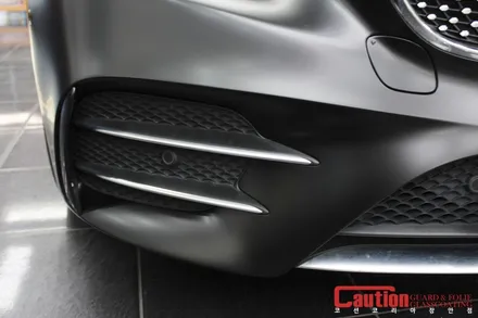 벤츠 E43 AMG 사틴다크 전체랩핑 / 동대문,광진구,중랑구