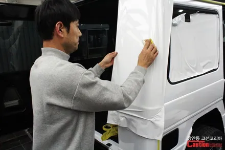 벤츠 G 63 AMG(G바겐, 지바겐) 튜닝 전체랩핑 시공 - 장안동 코션 / 동대문,광진구,중랑구