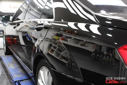 벤츠 S500 PPF필름 제거 후 광택 시공 ! - 자동차 PPF, 광택 전문 장안동 코션 / 동대문,광진구,중랑구