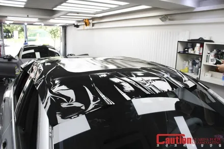 AMG C63 스틸브러쉬 전체랩핑 / 블랙 포인트 크롬죽이기 랩핑 / 동대문,광진구,중랑구