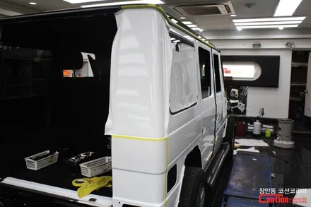 벤츠 G 63 AMG(G바겐, 지바겐) 튜닝 전체랩핑 시공 - 장안동 코션 / 동대문,광진구,중랑구