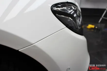 벤츠 E클래스 쿠페(E220d), 루프스킨 + 자동차보호필름 PPF + 라이트필름 시공 - 장안동 코션 / 동대문,광진구,중랑구