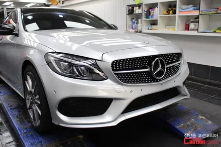 벤츠 C43 AMG 자동차보호필름 PPF 시공 - 장안동 코션 / 동대문,광진구,중랑구