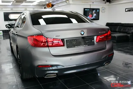 BMW 540i 무광 다크그레이 랩핑, 자동차 랩핑 전문 장안동 코션 / 동대문,광진구,중랑구